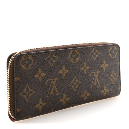 Louis Vuitton Monogram Clemence Wallet Fuchsia 3 of 9