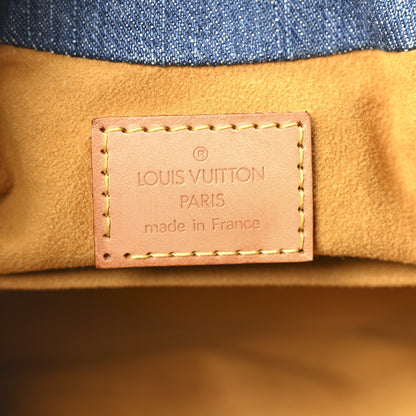 Louis Vuitton Monogram Denim Pleaty Blue 6 of 9