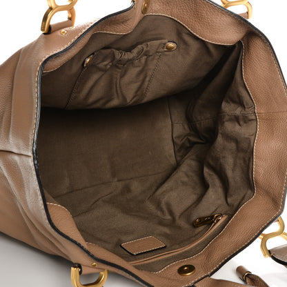 Chloe Calfskin Large New Marcie Tote Nut 5 of 8