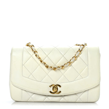 Chanel Lambskin Quilted Small Single Flap White 1 of 10