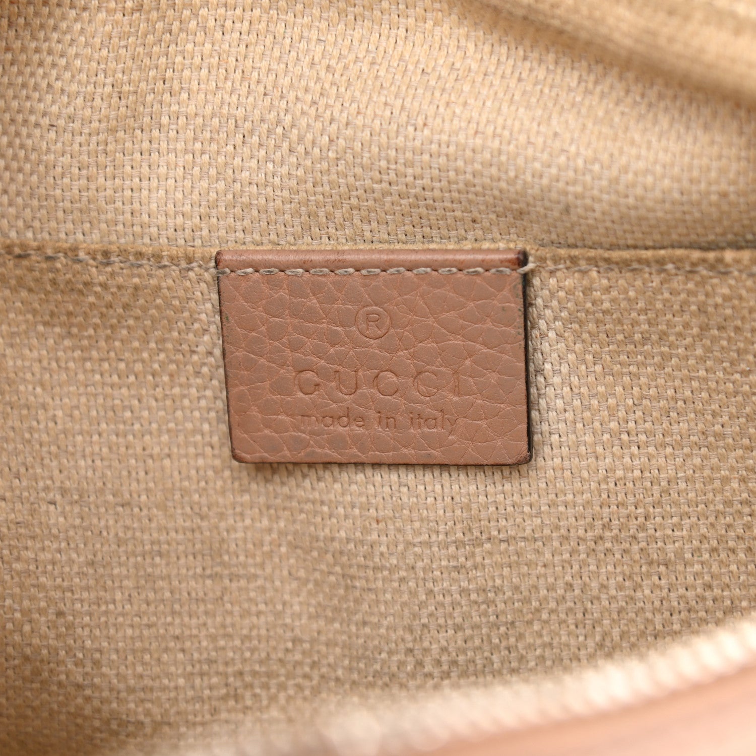 Gucci Pebbled Calfskin Small Soho Disco Bag Camelia 6 of 12