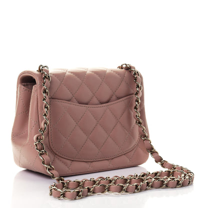 Chanel Lambskin Quilted Mini Square Flap Beige 2 of 4