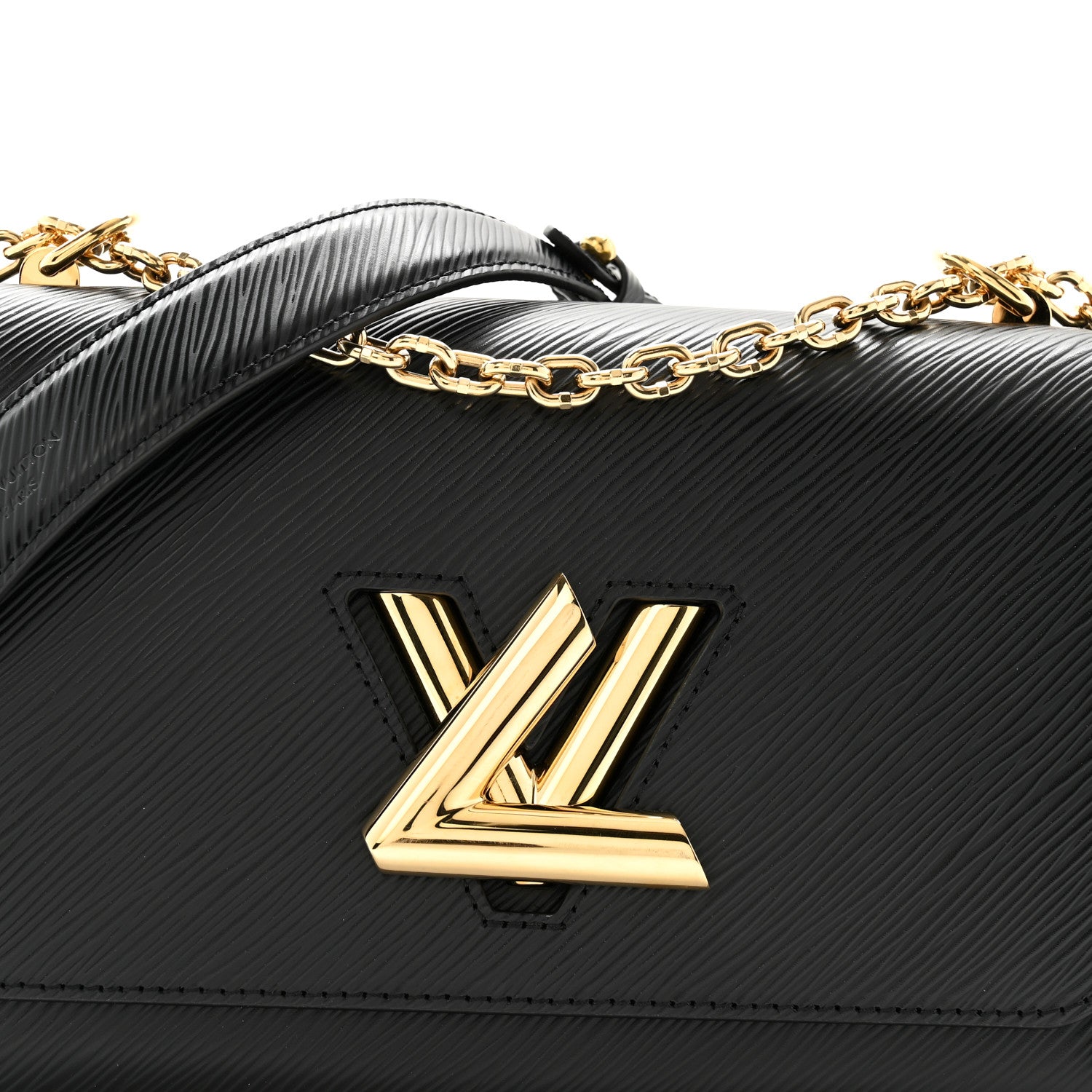 Louis Vuitton Epi Twist Shoulder Bag MM Black 7 of 10