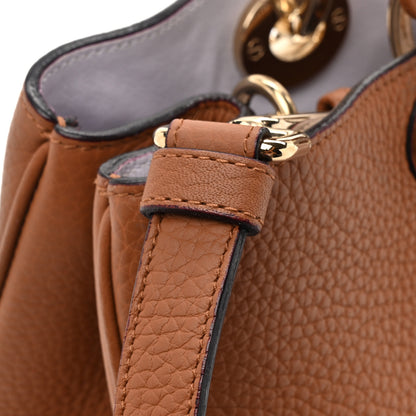 Christian Dior Bullcalf Medium Diorissimo Tote Brown Purple 17 of 17
