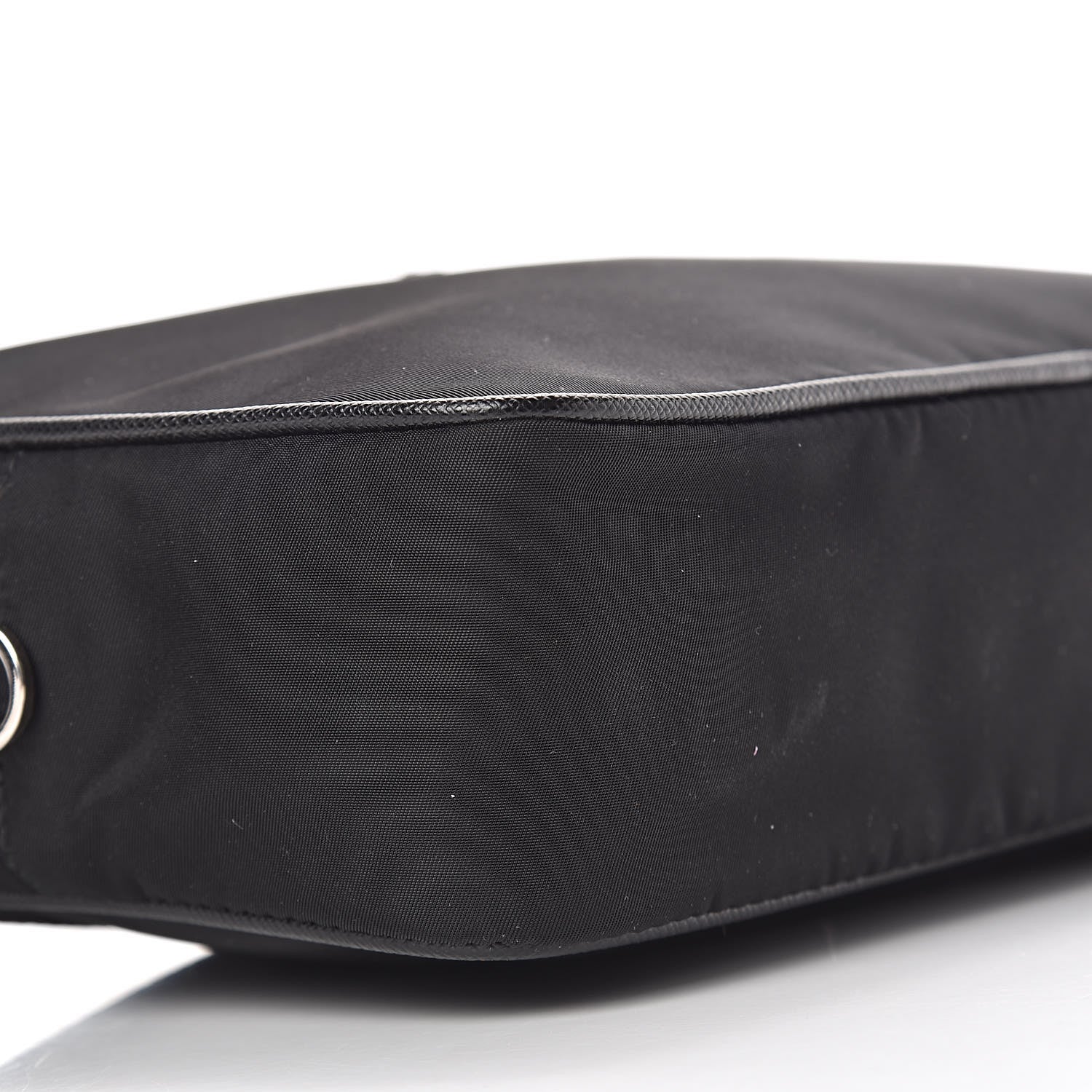 Prada Tessuto Nylon Saffiano Wristlet Black 8 of 10