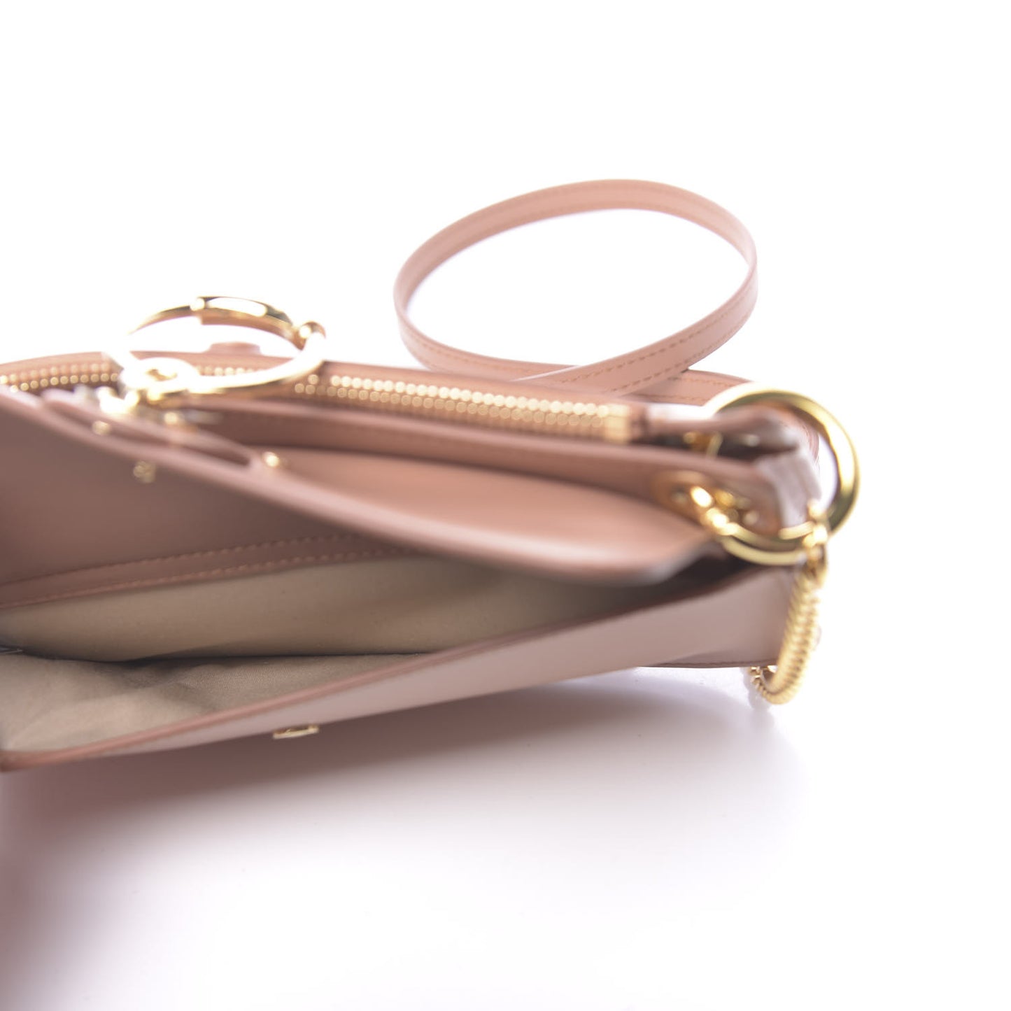 Calfskin Tess Mini Crossbody Bag Muted Brown