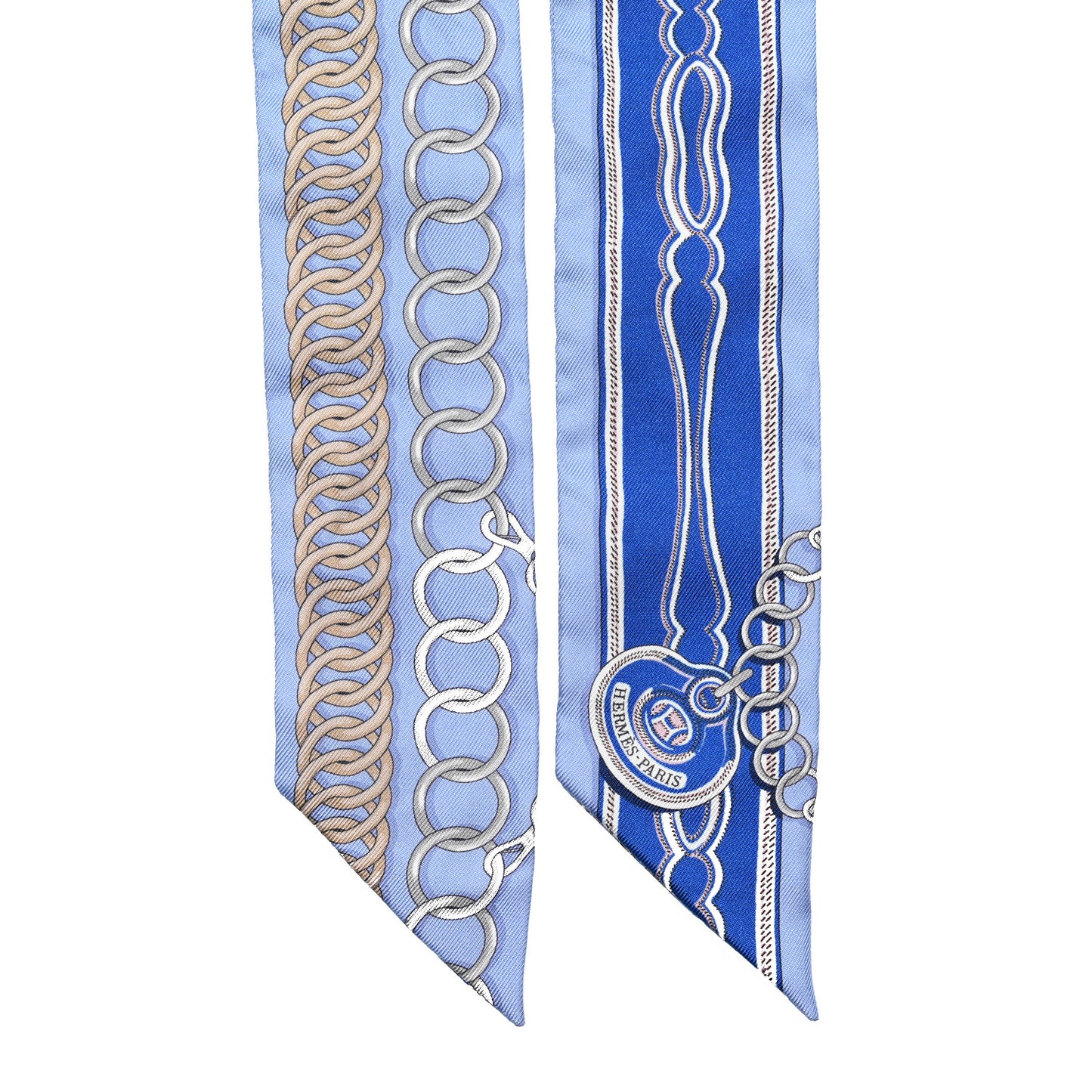 Silk Maillons Twilly Ciel Bleu Roy Beige