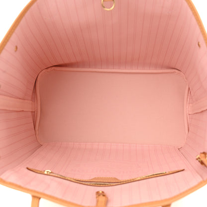 Louis Vuitton Damier Azur Neo Neverfull MM Rose Ballerine 6 of 12