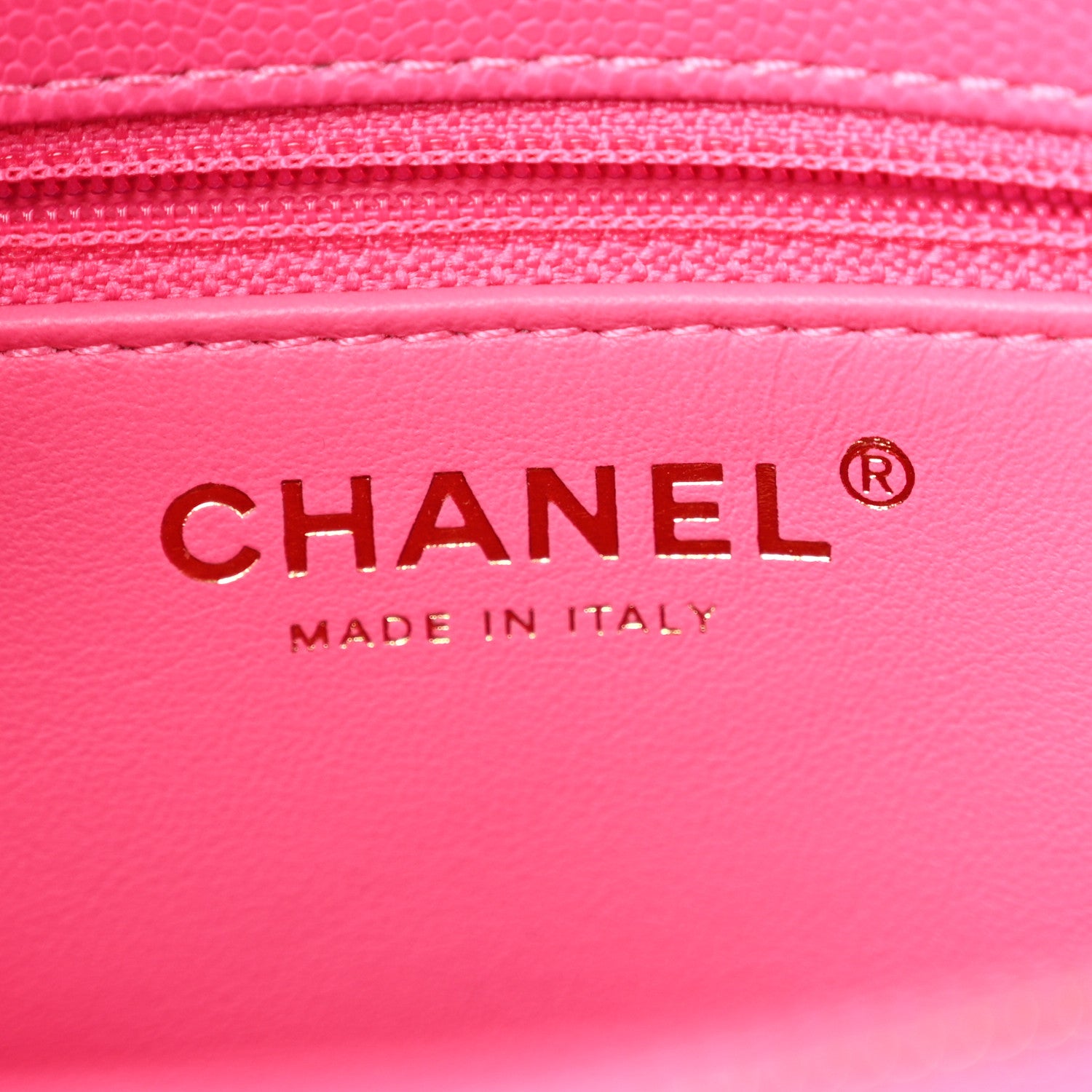 Chanel Caviar Quilted Small Coco Handle Flap Dark Pink 7 of 11