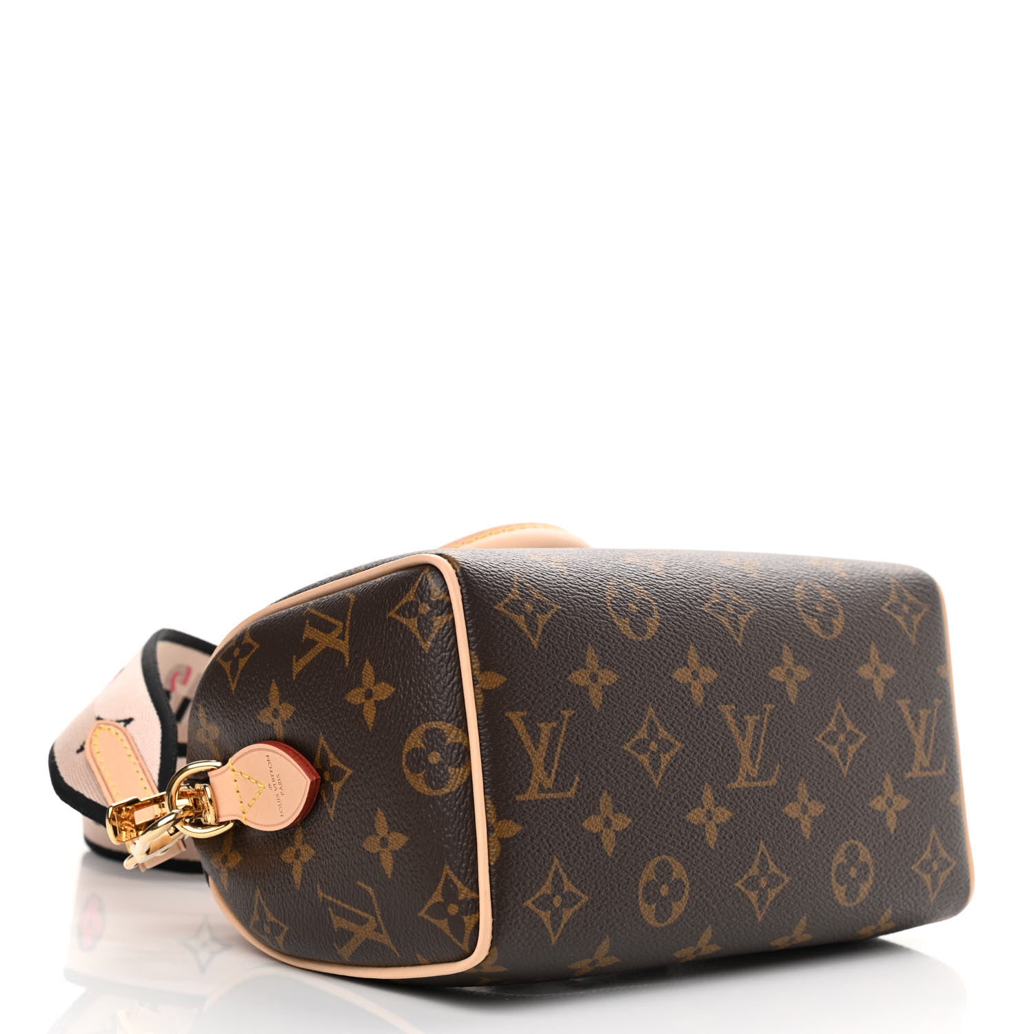 Louis Vuitton Monogram Speedy Bandouliere 20 Black 4 of 9