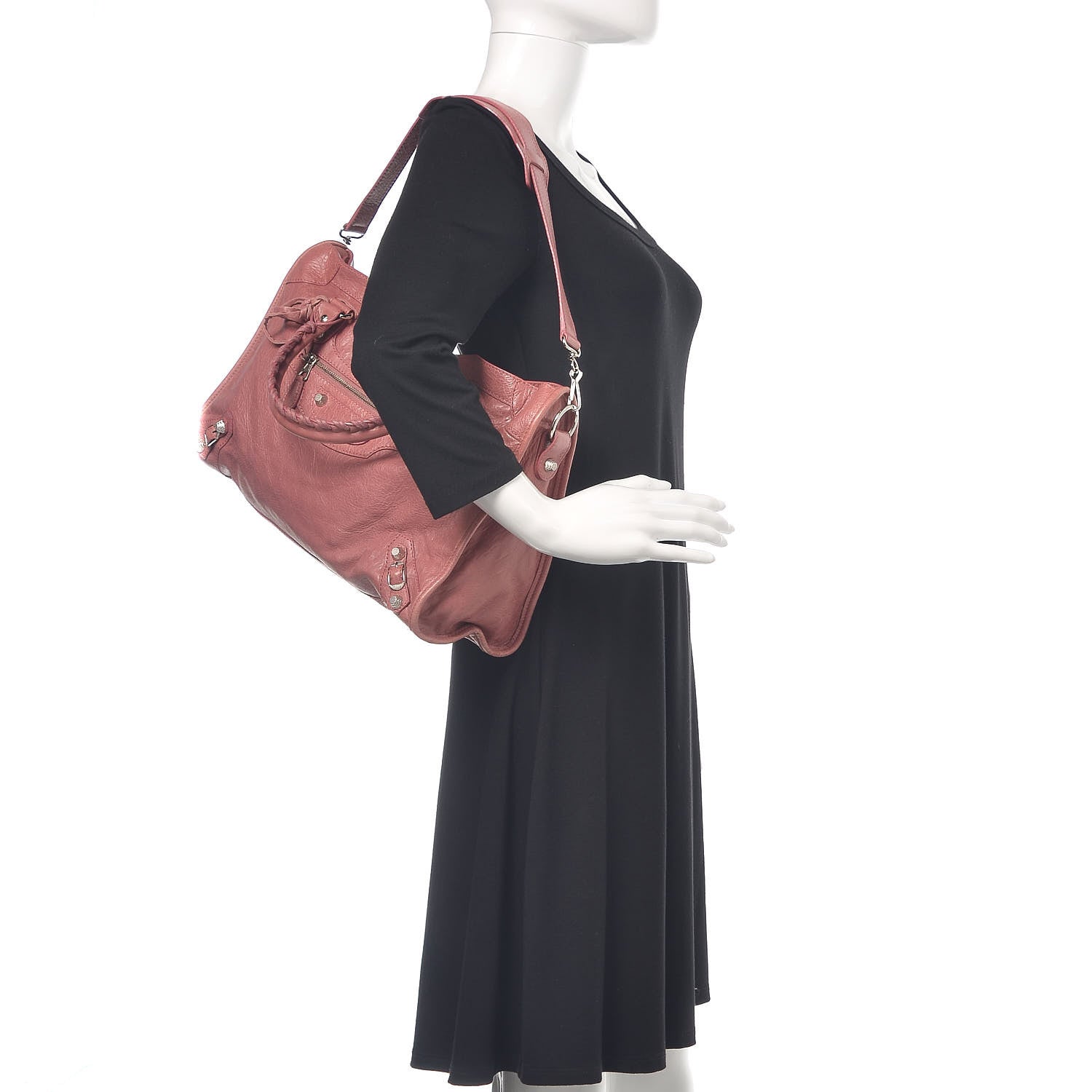Balenciaga Agneau Giant 12 Silver Hardware City Rose Bruyere 3 of 11