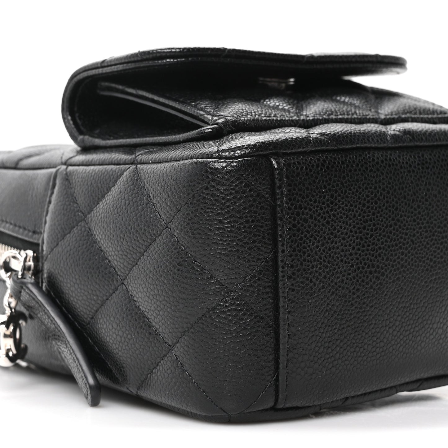 Caviar Quilted CC Mini Classic Backpack Black