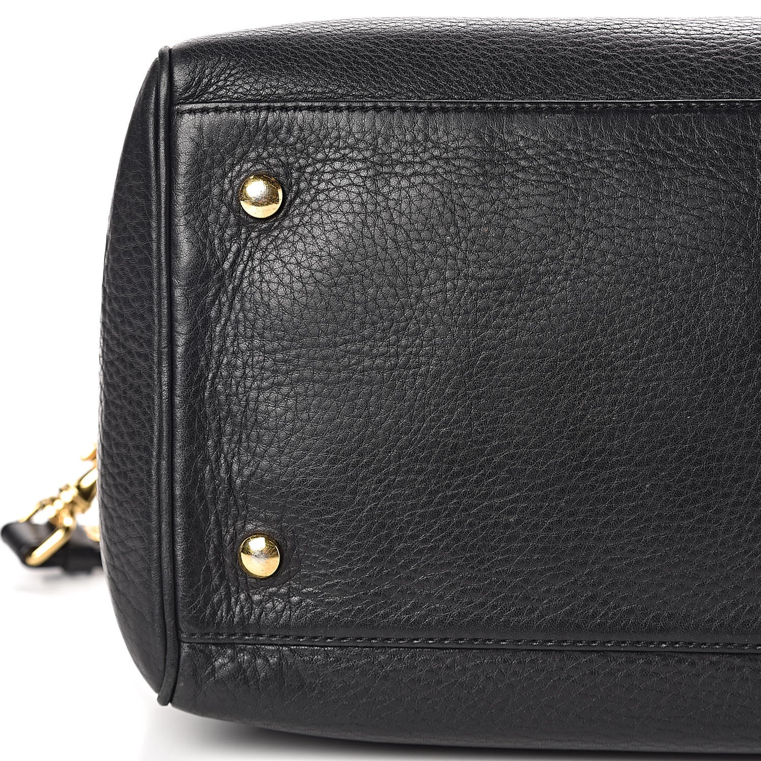 Versace Cervo Embossed Vitello Signature Duffle Bag Black 14 of 18