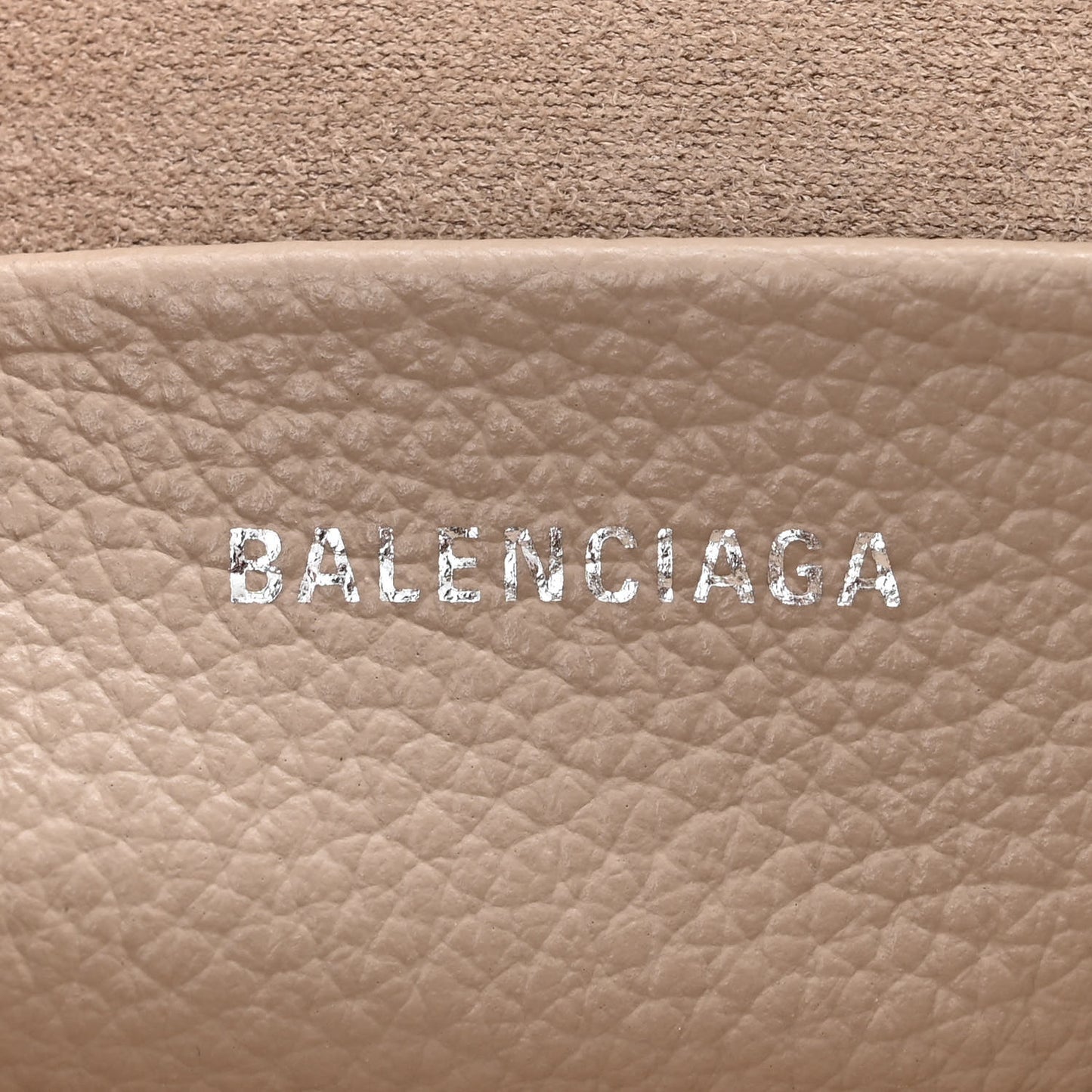Calfskin Logo M Everyday Camera Bag Taupe