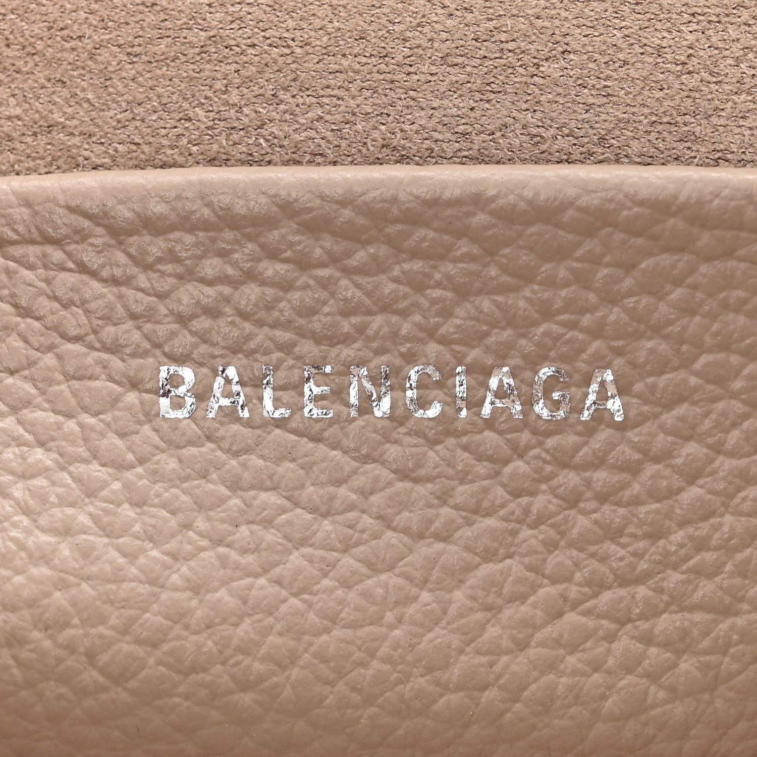 Balenciaga Calfskin Logo M Everyday Camera Bag Taupe 6 of 11