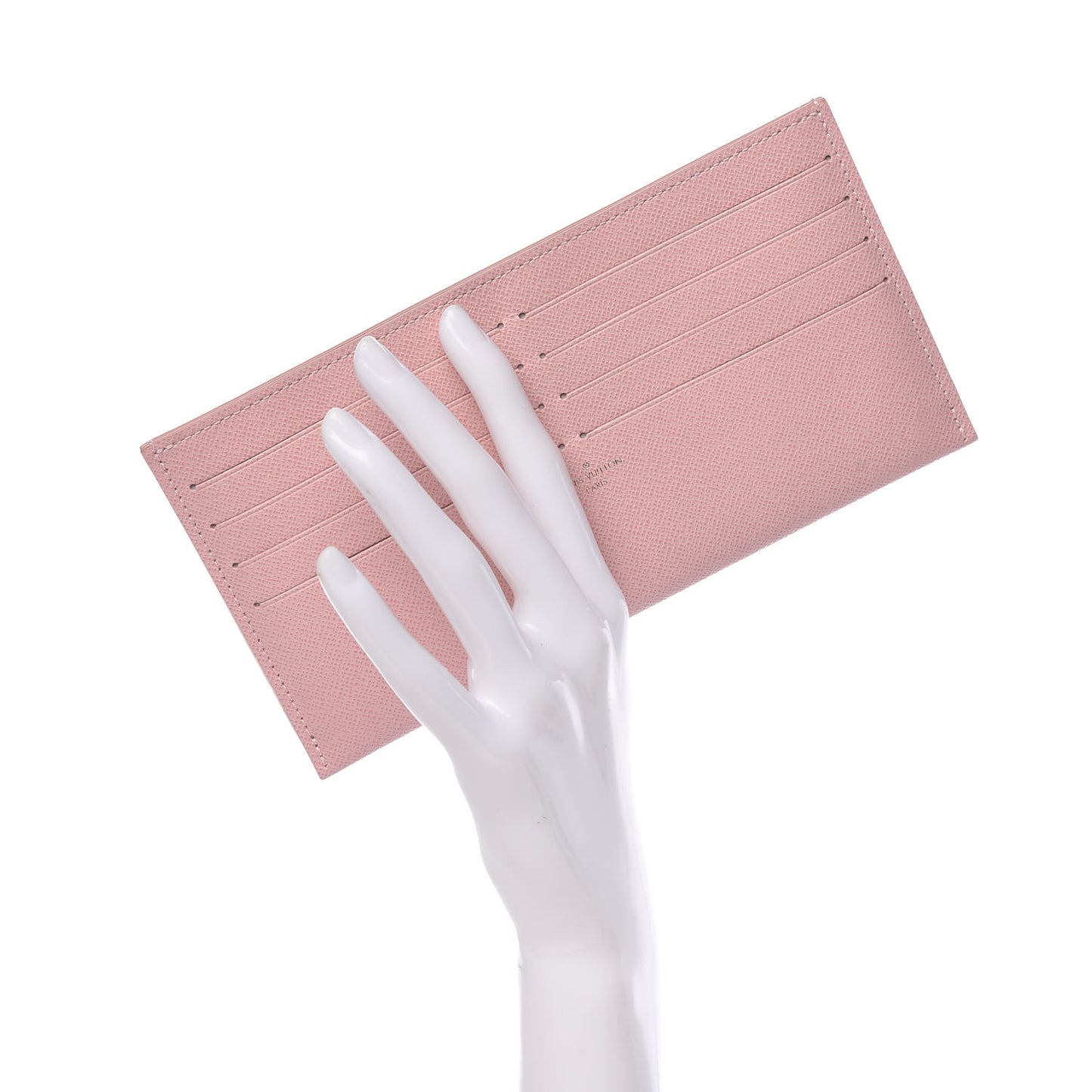 Calfskin Felicie Card Holder Insert Rose Ballerine