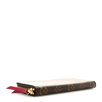 Louis Vuitton Monogram Clemence Wallet Fuchsia 4 of 9