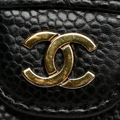 Chanel Caviar Quilted Compact Flap Wallet Black 14 of 15