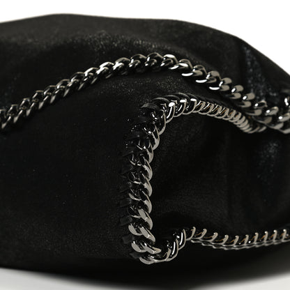 Stella McCartney Shaggy Deer Falabella Fold Over Tote Black 9 of 11