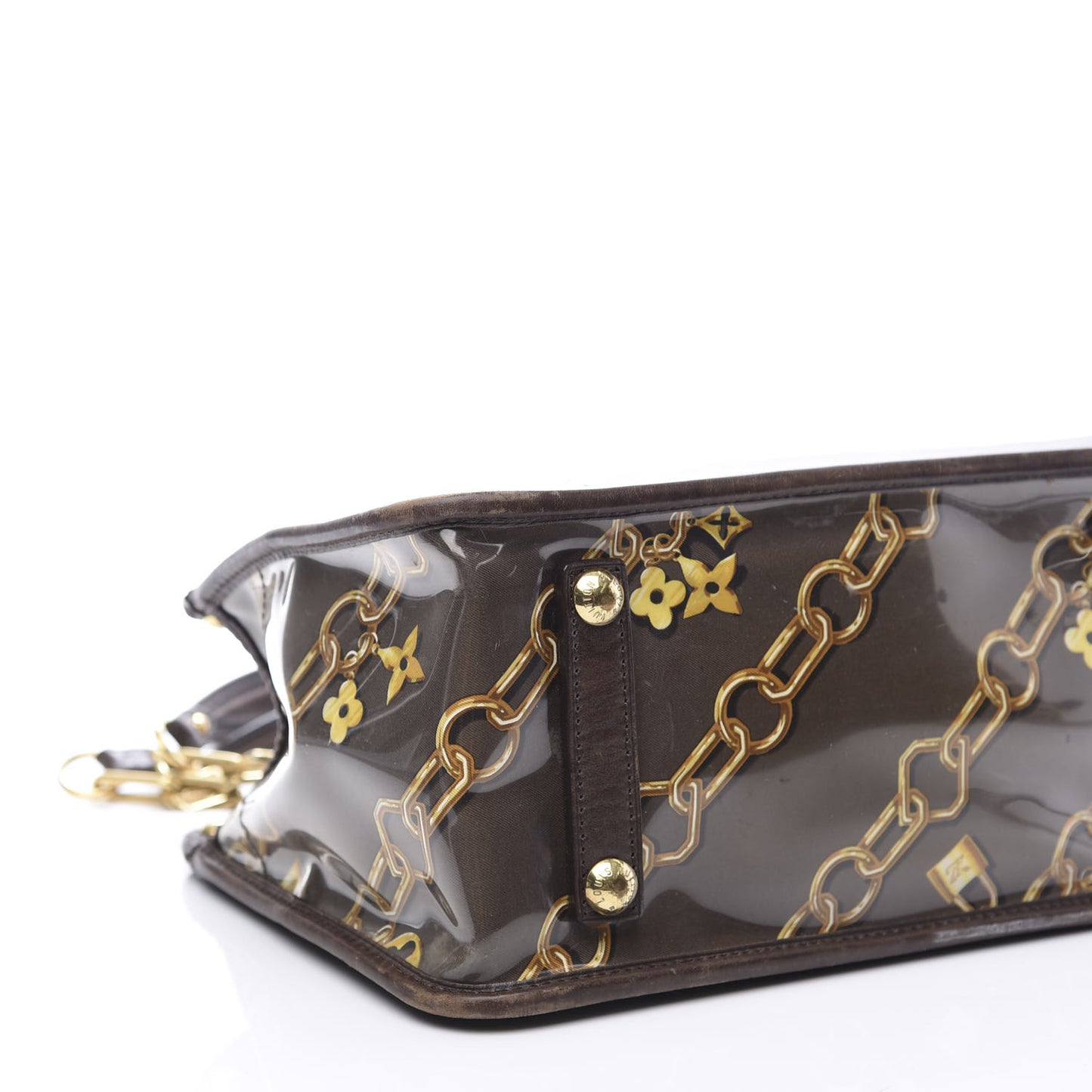 Monogram Charms Cabas Brown