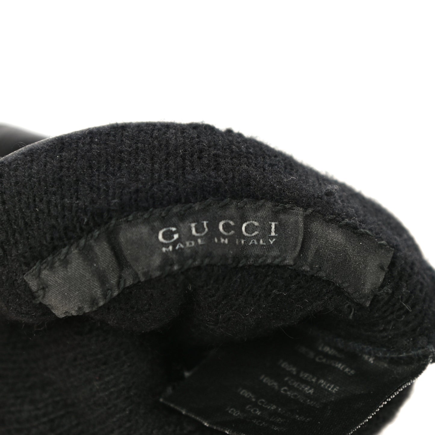Donna Nappa Gloves 7.5 Black