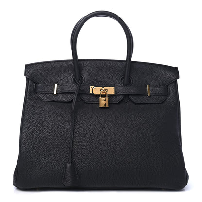 Hermes Togo Birkin 35 Black 1 of 8