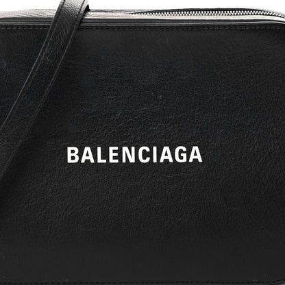 Balenciaga Calfskin Logo S Everyday Camera Bag Black 7 of 11