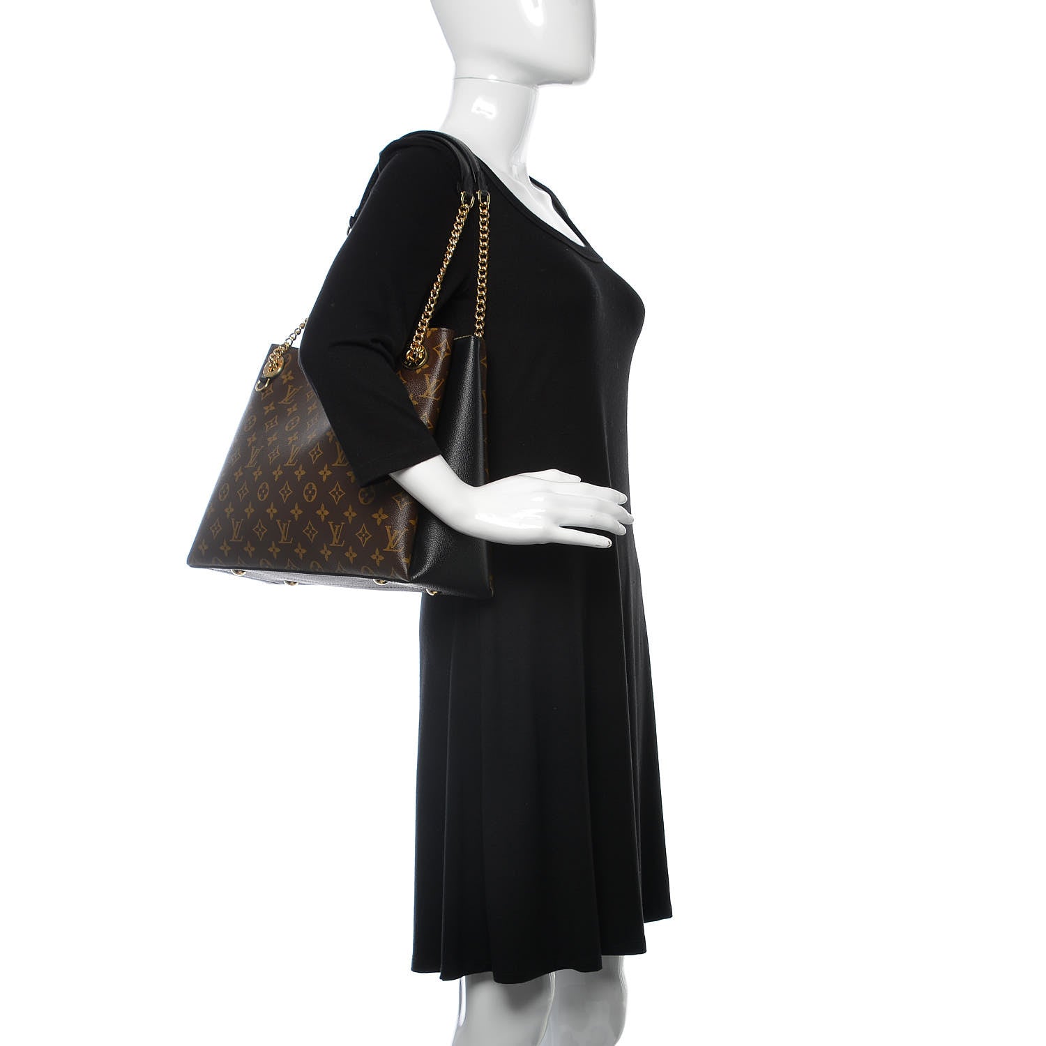Louis Vuitton Monogram Surene MM Black 2 of 11