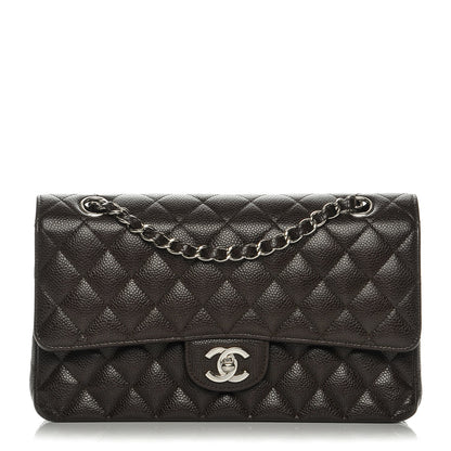 Chanel Caviar Quilted Medium Double Flap Brown 1 of 9