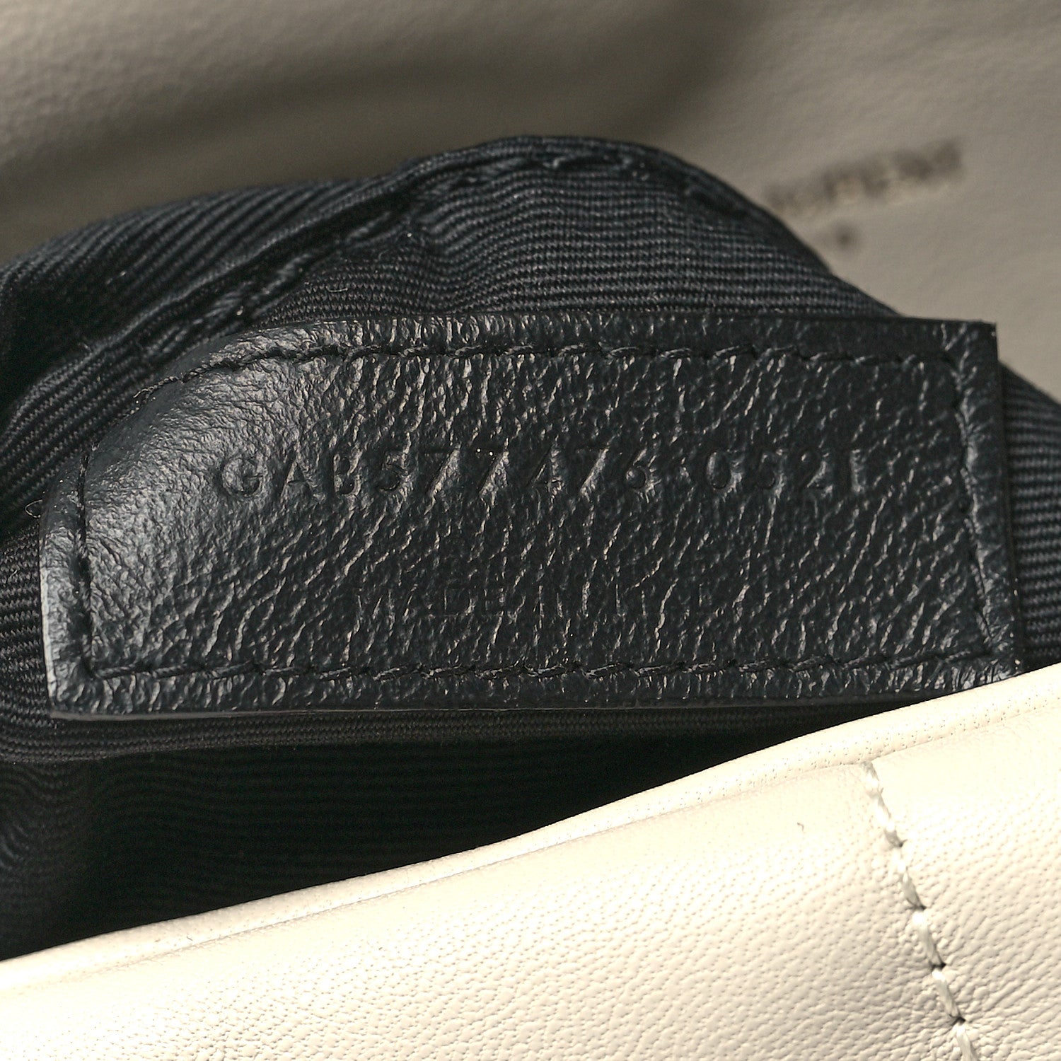 Saint Laurent Lambskin Quilted Small Loulou Puffer Monogram Chain Satchel Crema Soft 7 of 10