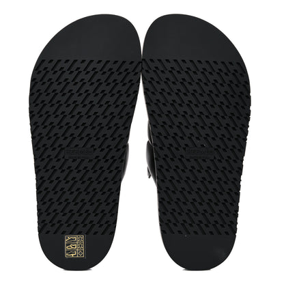 Hermes Nappa Extra Sandals 37.5 Black 5 of 9