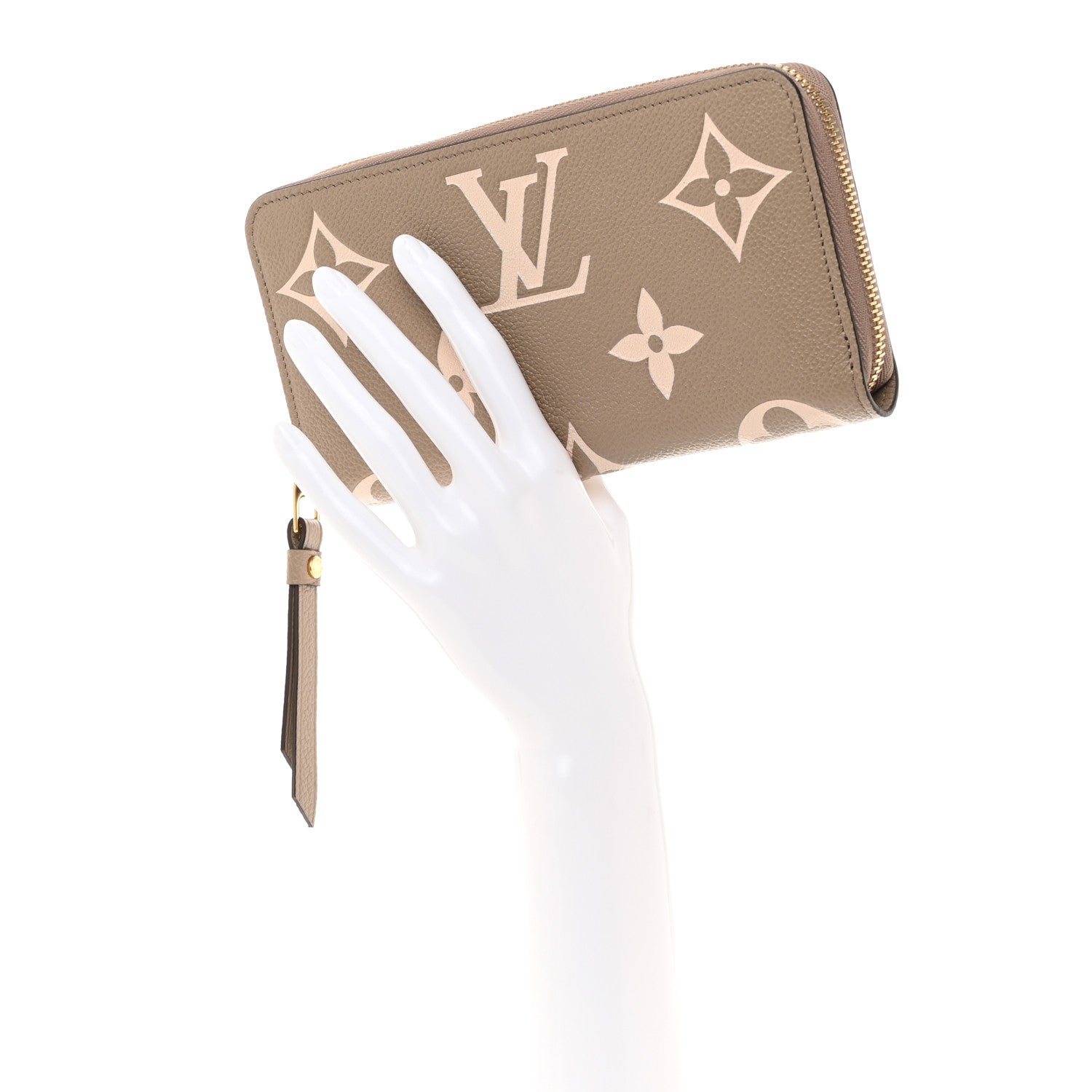 Louis Vuitton Empreinte Monogram Giant Zippy Wallet Tourterelle Creme 2 of 7