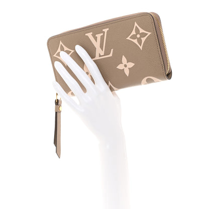 Louis Vuitton Empreinte Monogram Giant Zippy Wallet Tourterelle Creme 2 of 7
