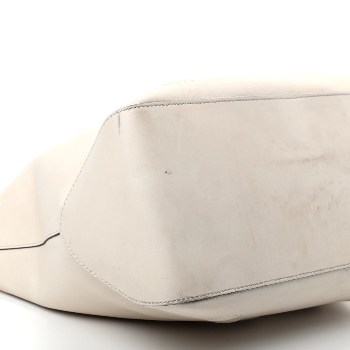 Apollo Calfskin GG Dadini Embroidered Large Hobo Mystic White