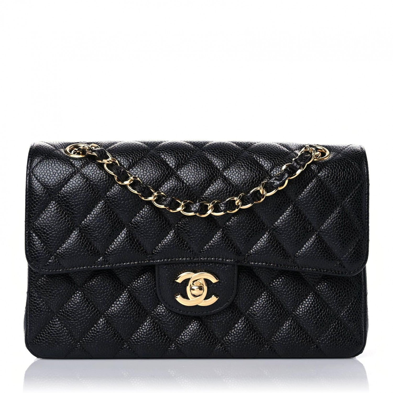 Chanel Caviar Quilted Small Double Flap Black 1 of 10