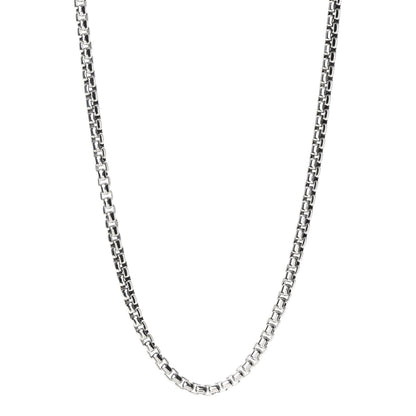 David Yurman Sterling Silver 4.8mm Box Chain Necklace 20" 1 of 4