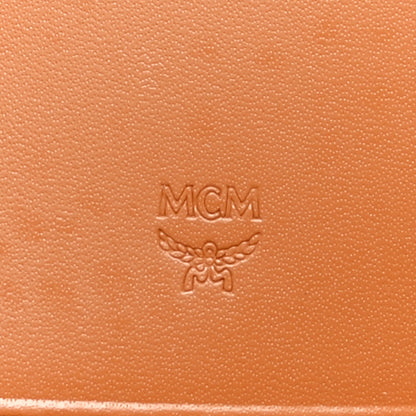 MCM Visetos New Year Series Rooster Three-Fold Flap Wallet Cognac 6 of 10