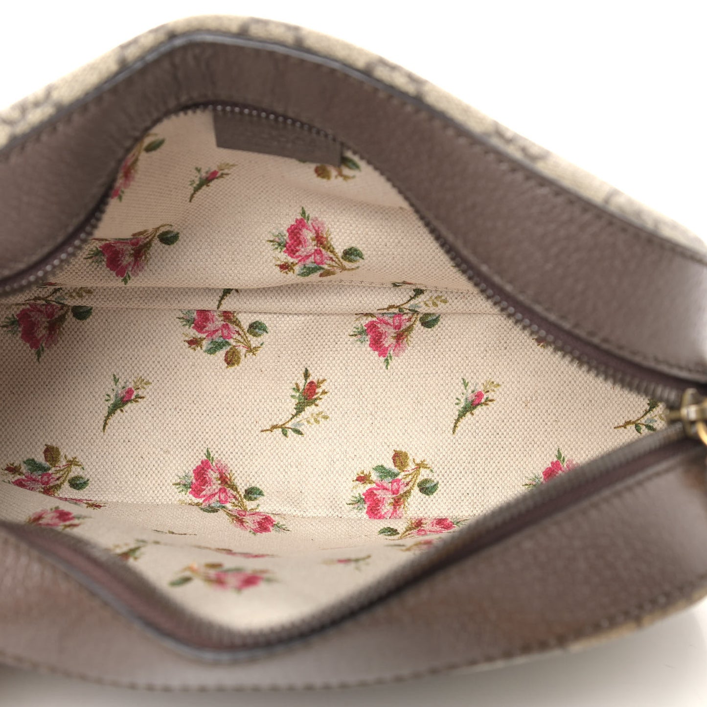 GG Supreme Monogram Web Neo Vintage Shoulder Bag Beige New Acero Crop