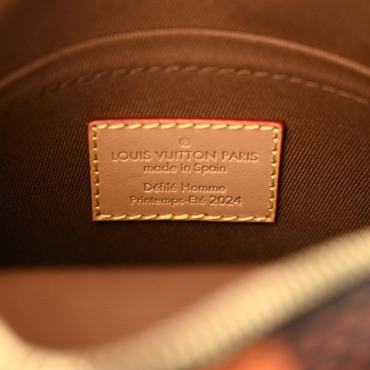 Damier Pop Chess Messenger Orange