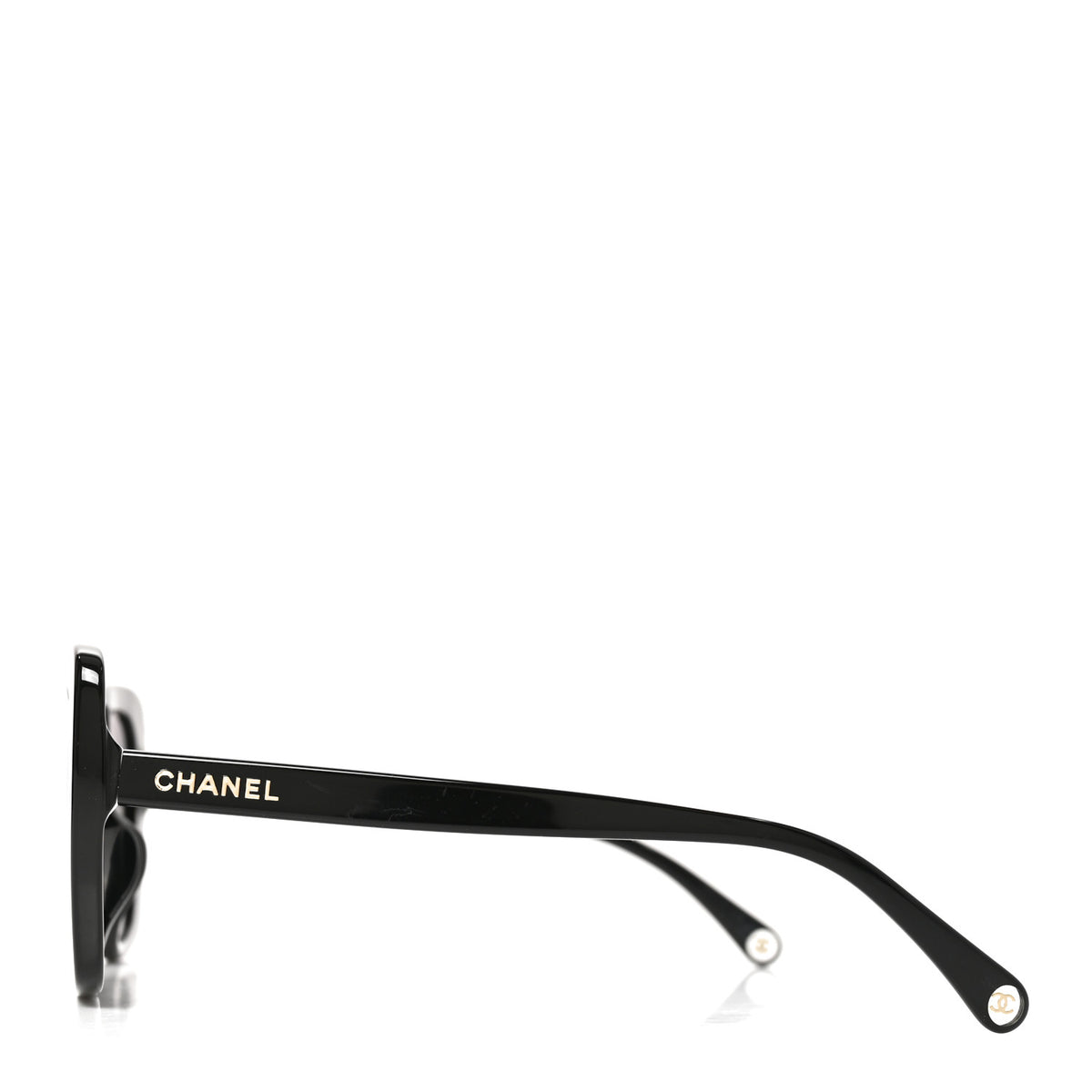 Acetate Polarized Rectangle Sunglasses 5504A Black