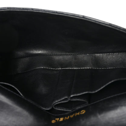 Chanel Lambskin East West Chocolate Bar Flap Black 5 of 10