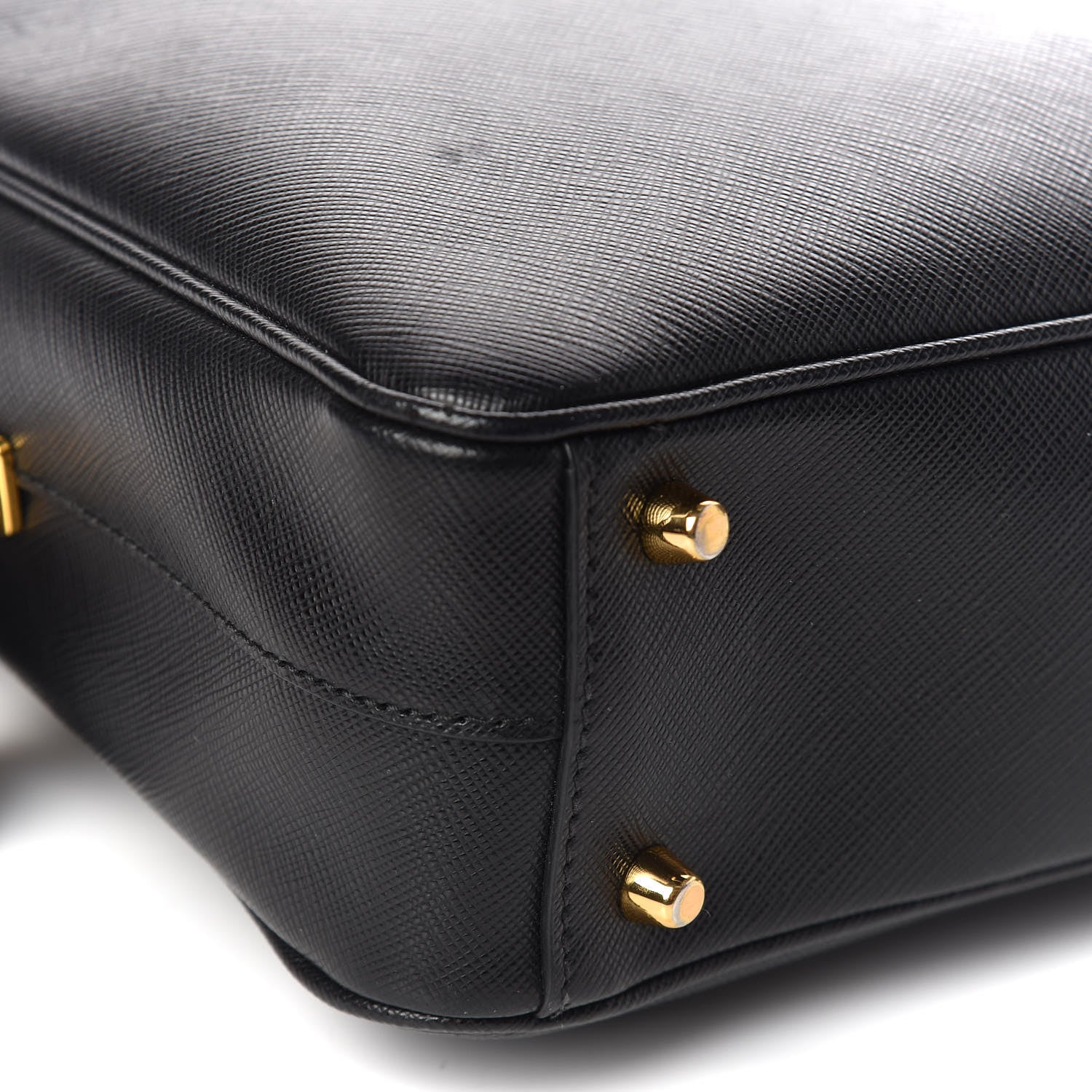 Prada Saffiano Lux Bauletto Black 8 of 9