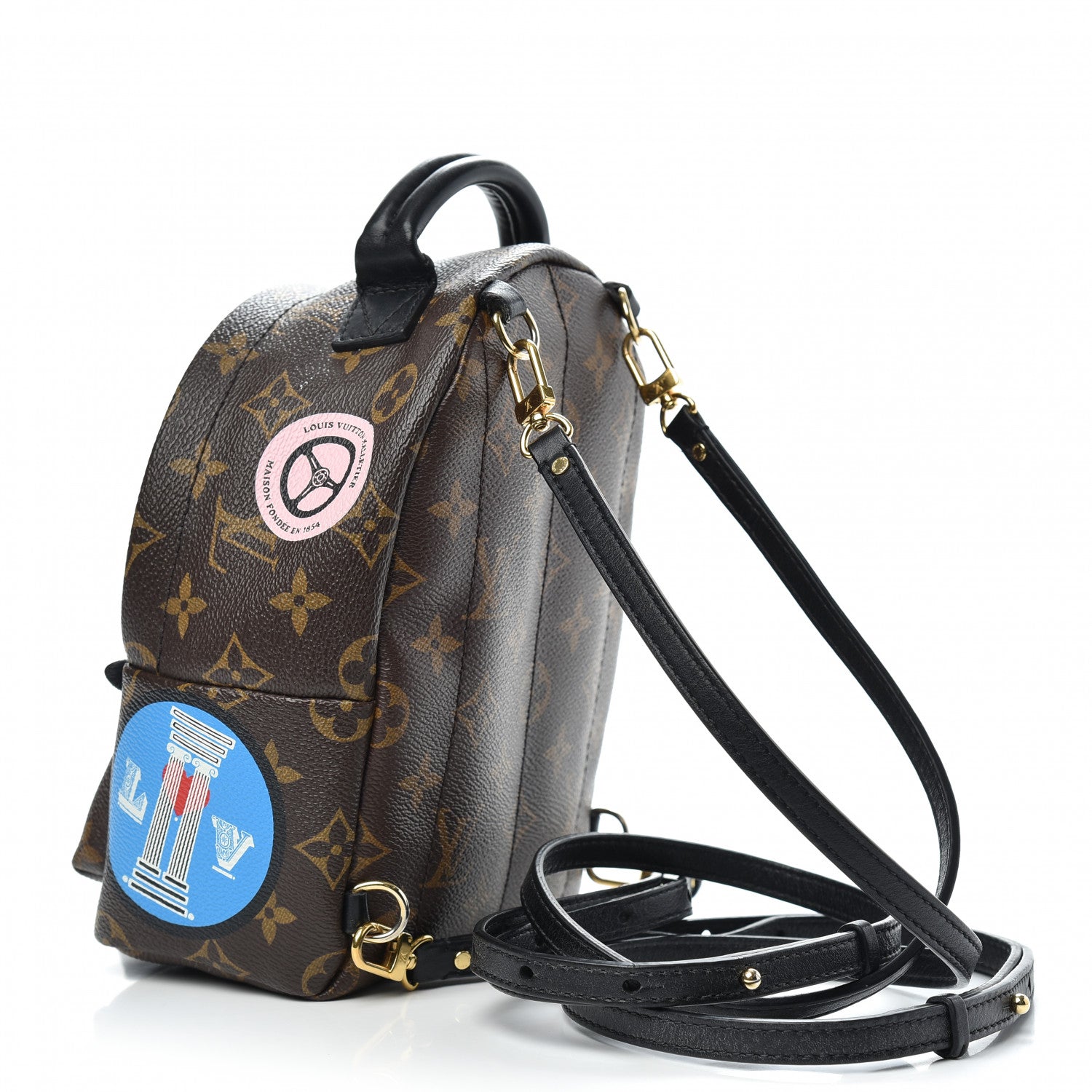 Louis Vuitton Monogram World Tour Palm Springs Backpack Mini 2 of 12