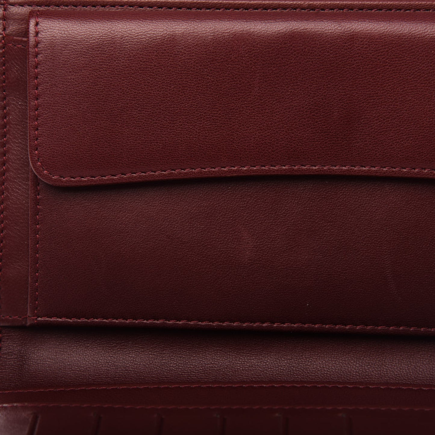 Lambskin Quilted Large Flap Wallet Black