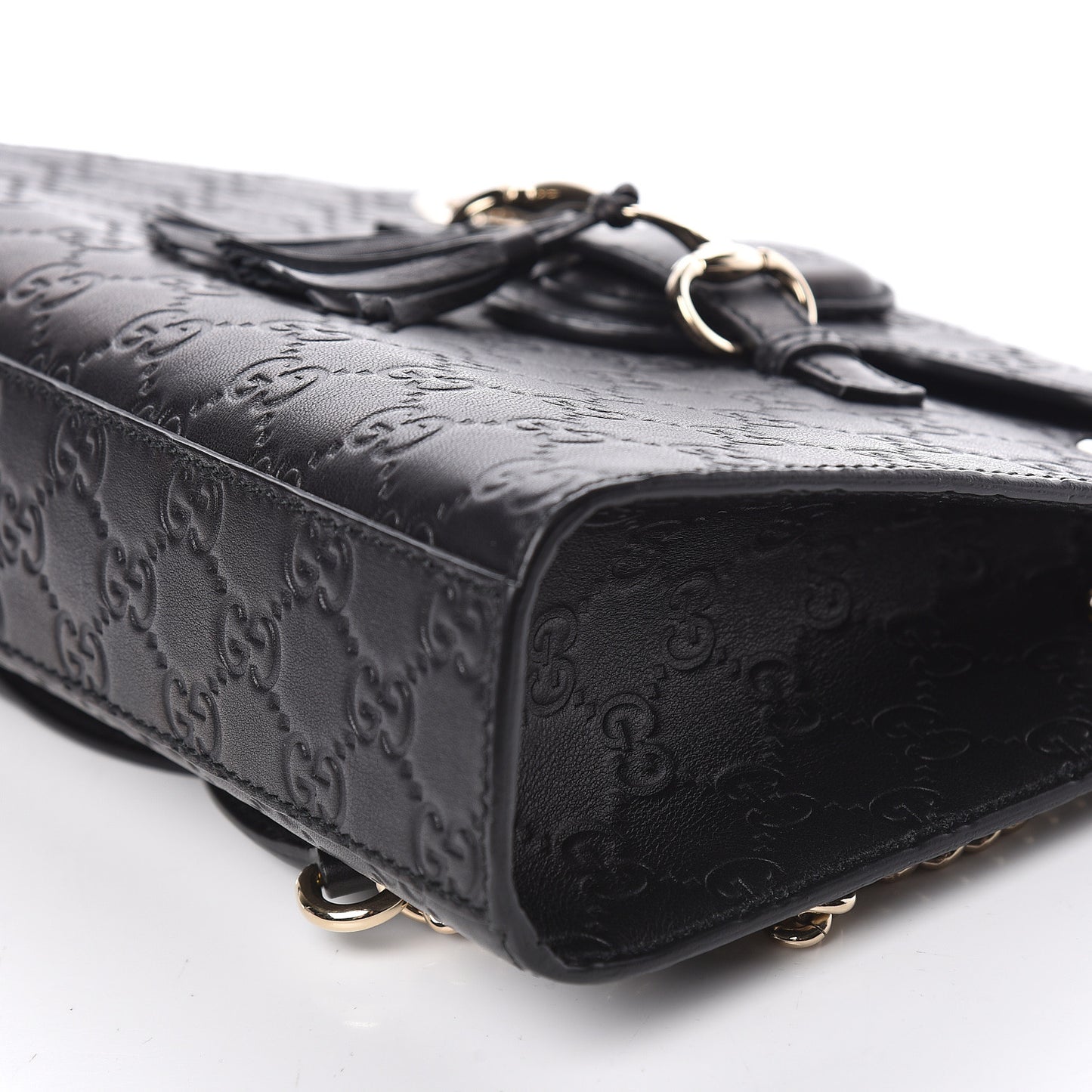 Guccissima Small Emily Shoulder Bag Black