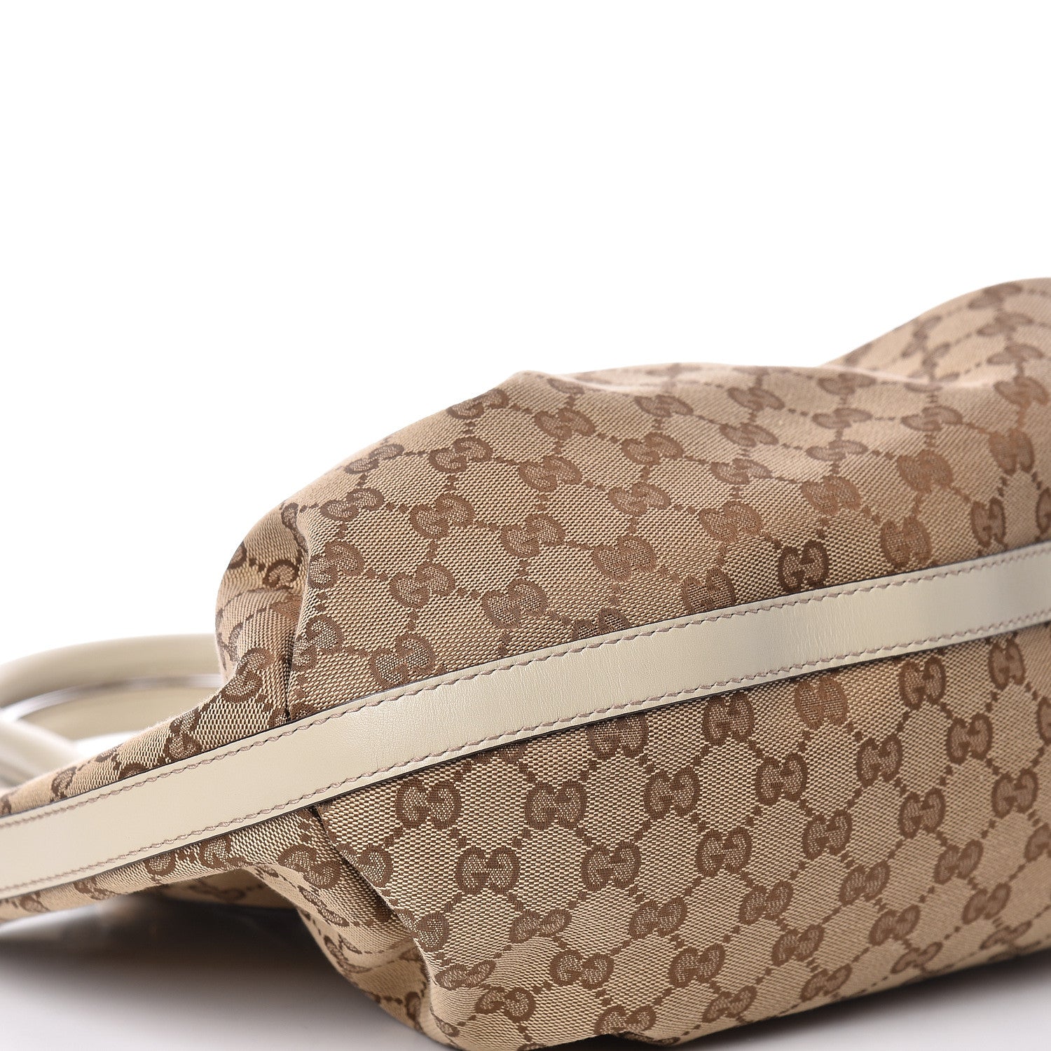 Gucci Monogram Medium Scarlett Studded Tote Off White 5 of 14