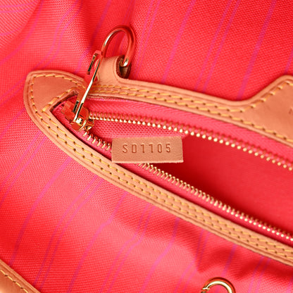Louis Vuitton Damier Azur Delightful MM Pink 8 of 12