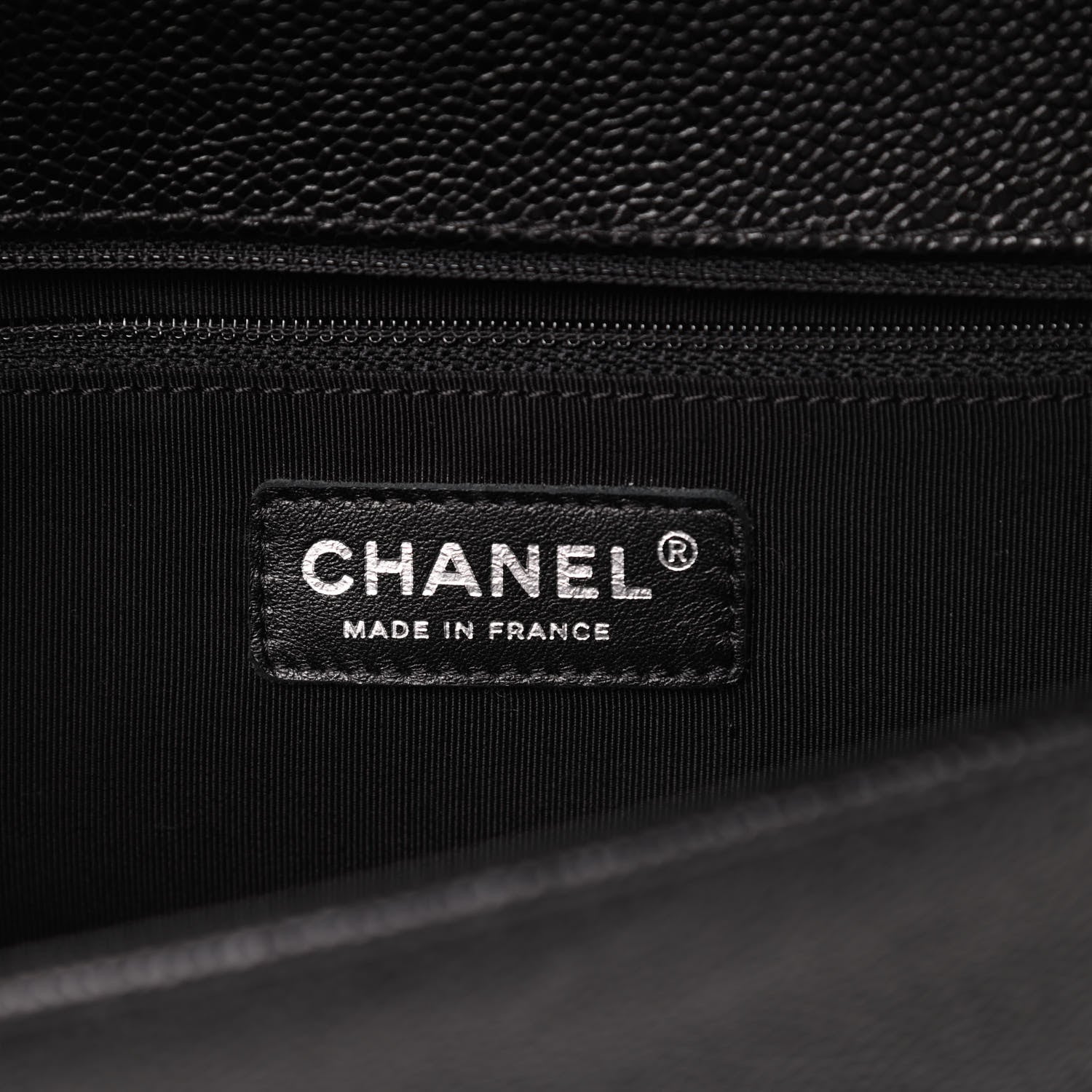 Chanel Caviar Quilted New Medium Boy Flap Black 7 of 12