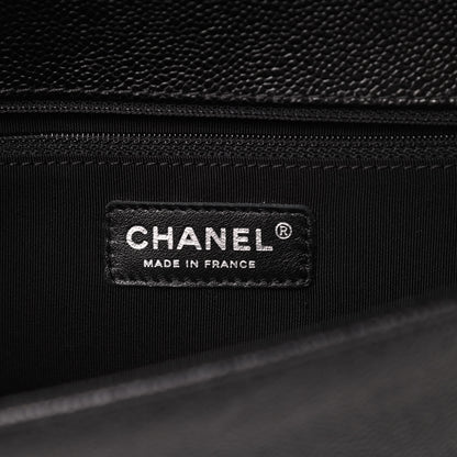 Chanel Caviar Quilted New Medium Boy Flap Black 7 of 12