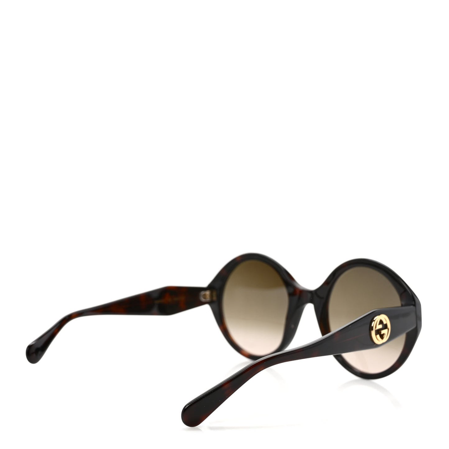 Acetate Round Frame Sunglasses GG0797S Tortoise